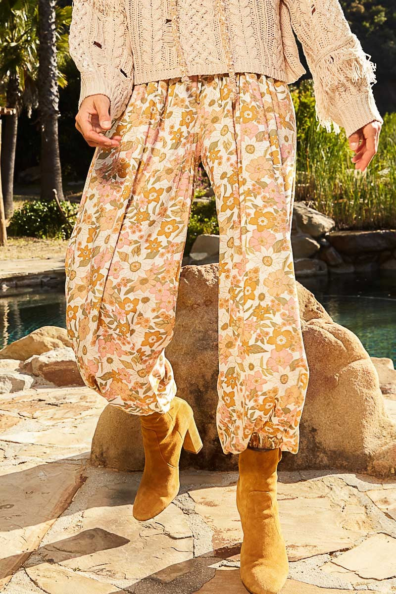 Floral Perry Pants