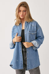 Denim Dilemma Top