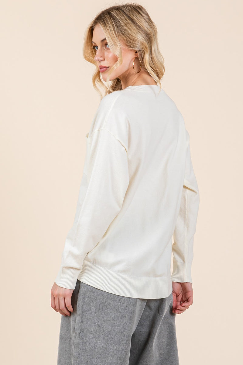 On Edge Light Weight Sweater Top