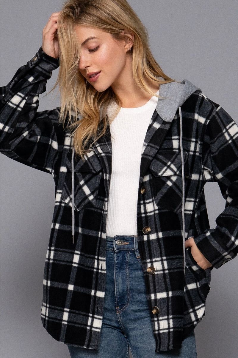 Carson Hooded Flannel