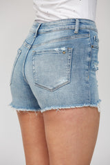 Mica Medium Wash Denim Shorts