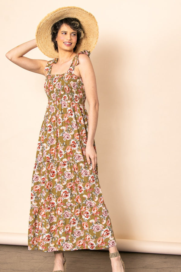 Breeze Floral Smocked Maxi Dress