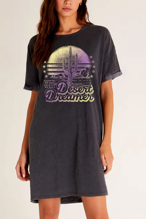 Desert Dreamer T-Shirt Dress