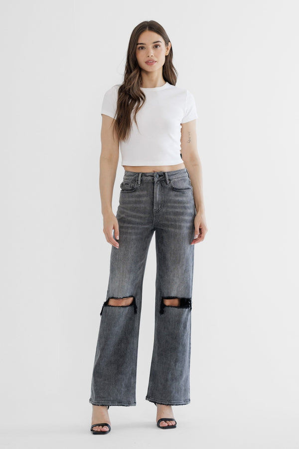 Mica Erin Wide Leg Jeans