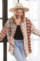 Mixed Feelings Color Block Flannel