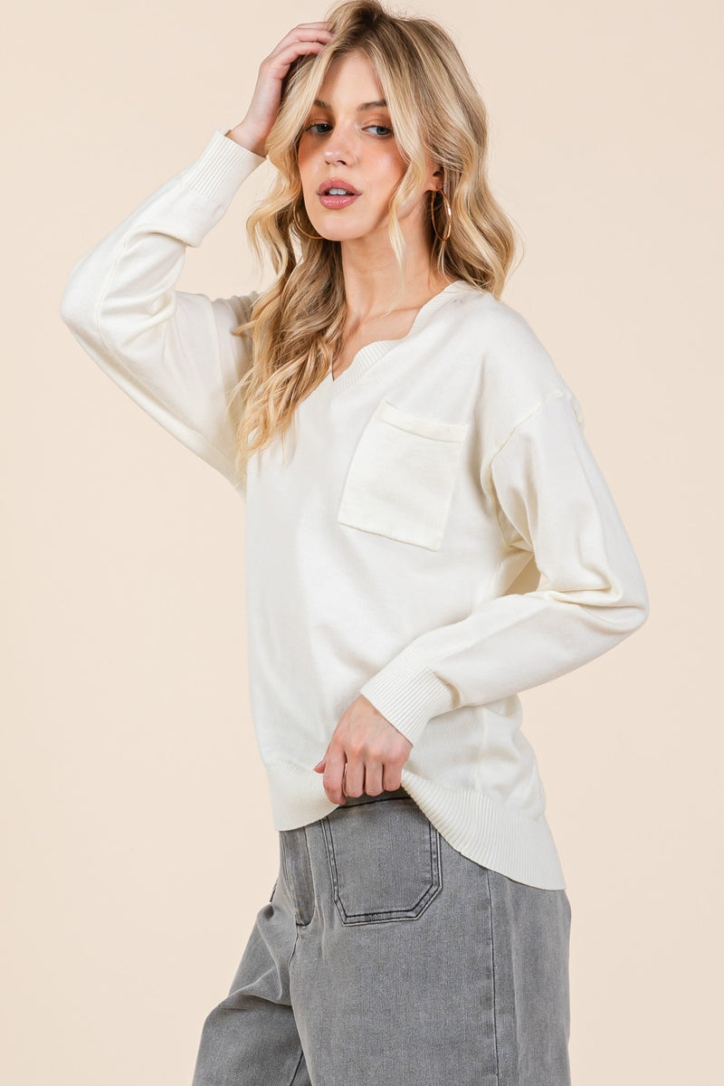 On Edge Light Weight Sweater Top