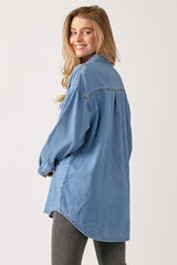 Denim Dilemma Top