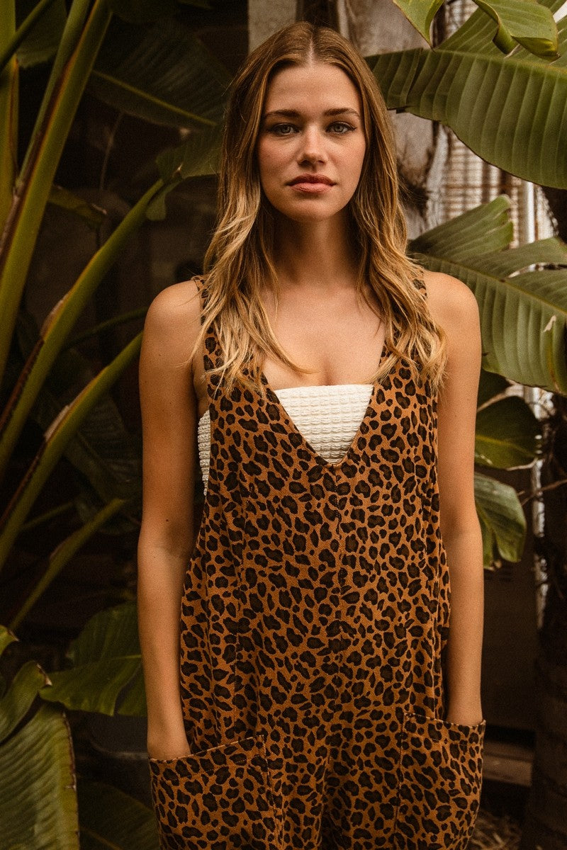 Hot Shot Leopard Jumpsuit