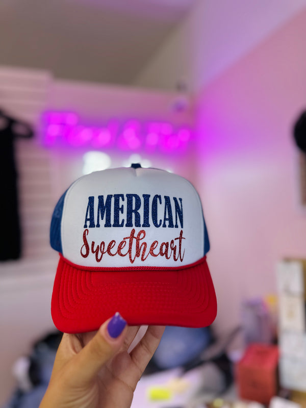 American Sweetheart Trucker Hat