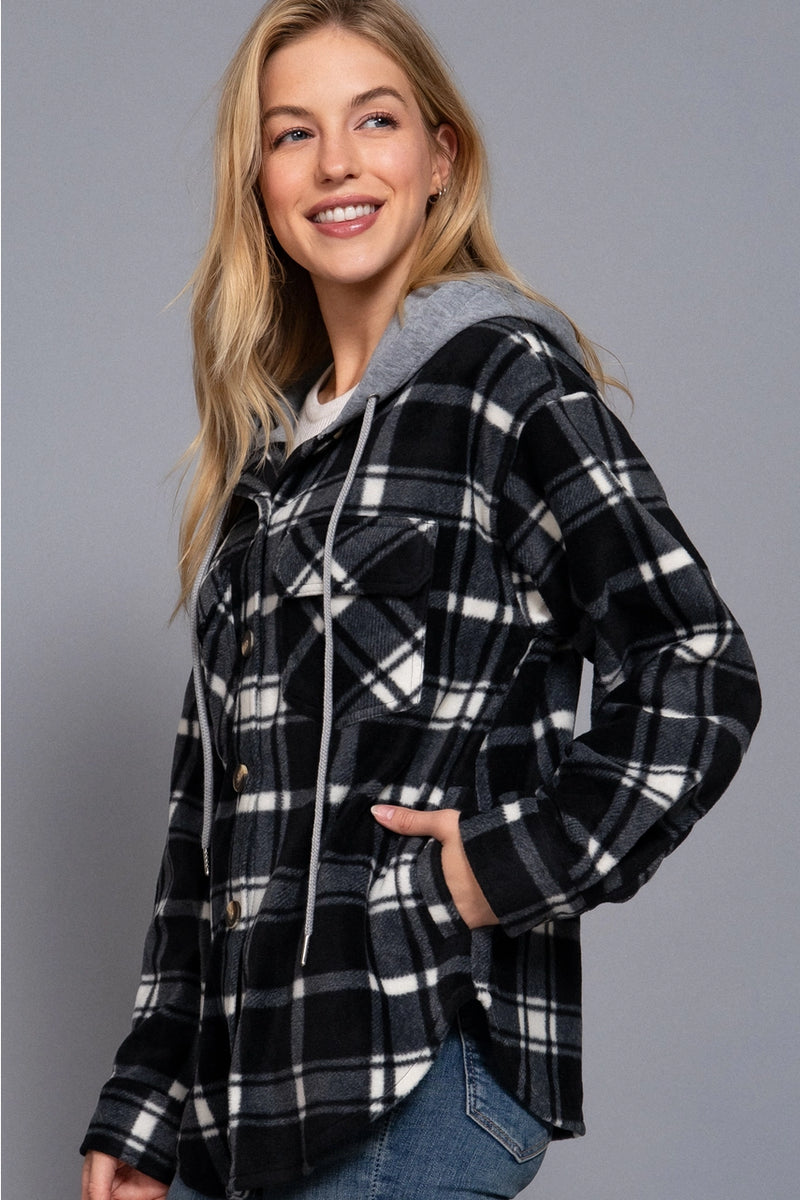 Carson Hooded Flannel