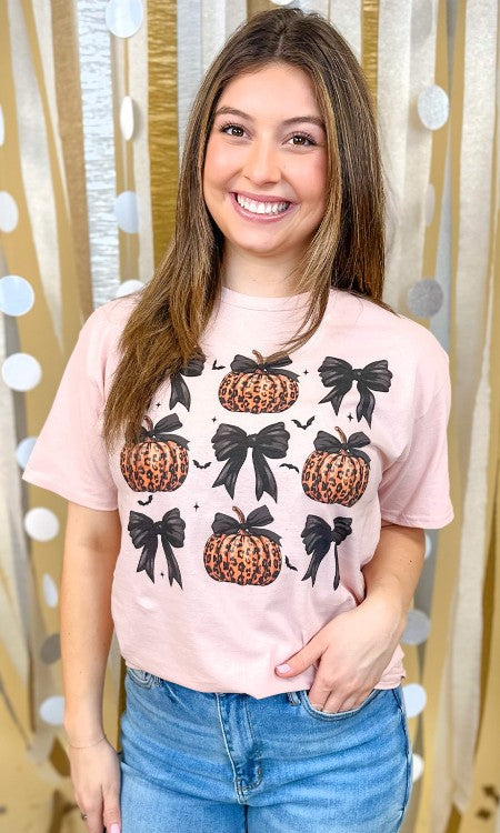 Pumpkins & Bows Graphic Tee