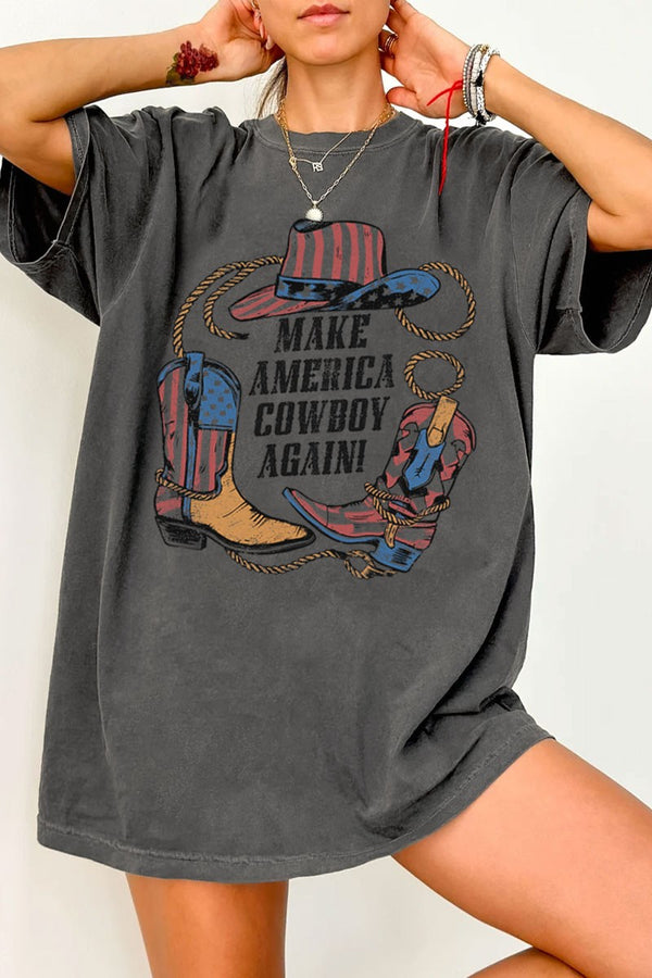 Make America Cowboy Again Graphic Tee