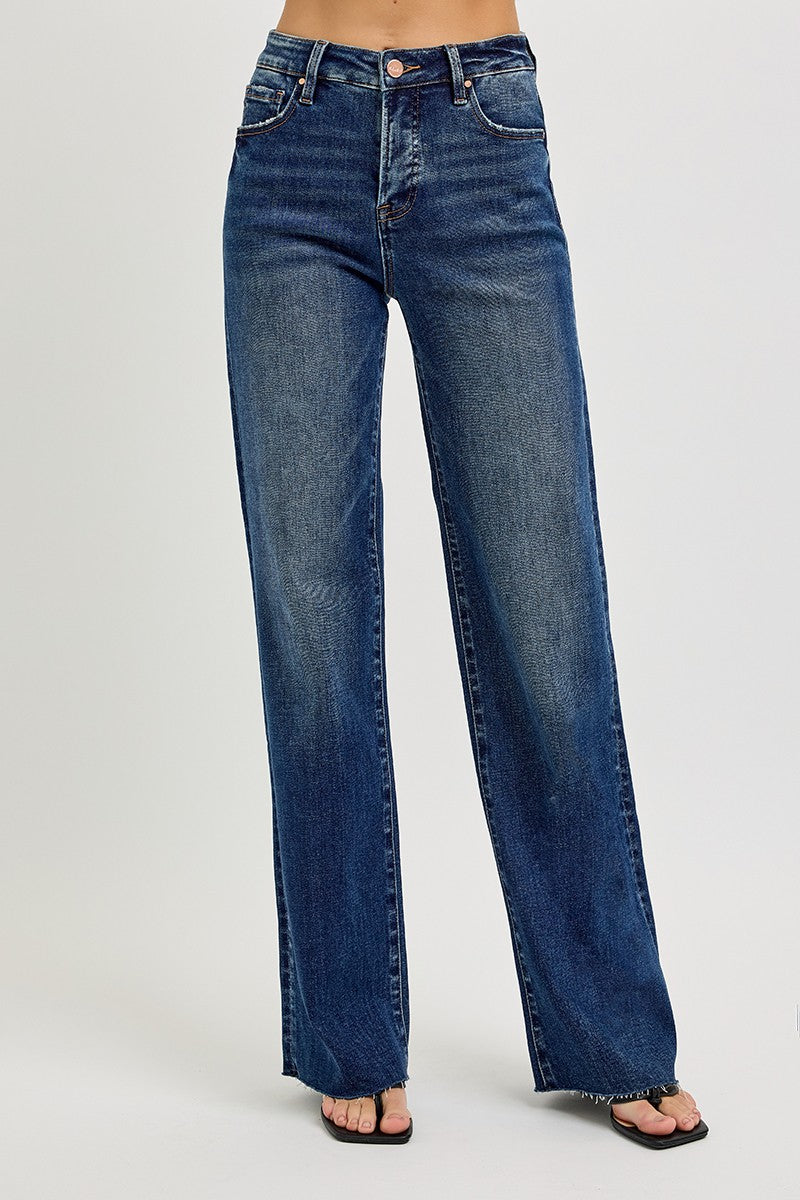 Risen Tummy Control Straight Jeans