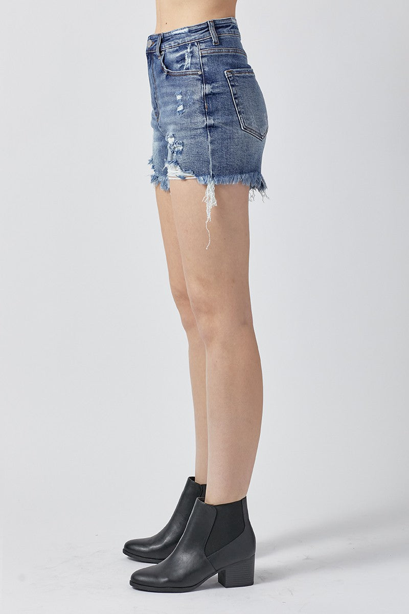 Risen Medium Wash Shorts