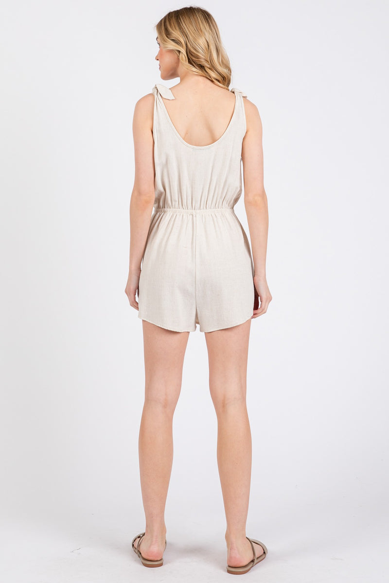 White Sand Romper