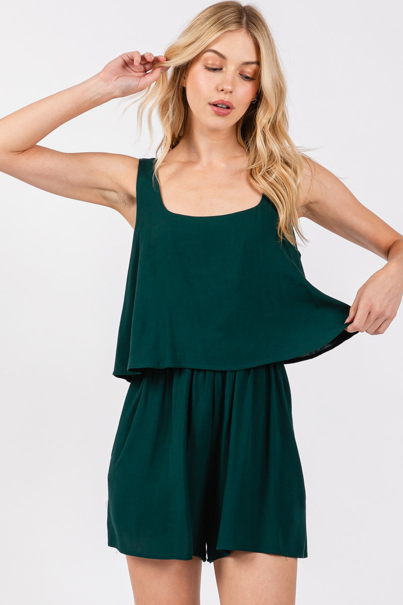 Tara Evergreen Romper