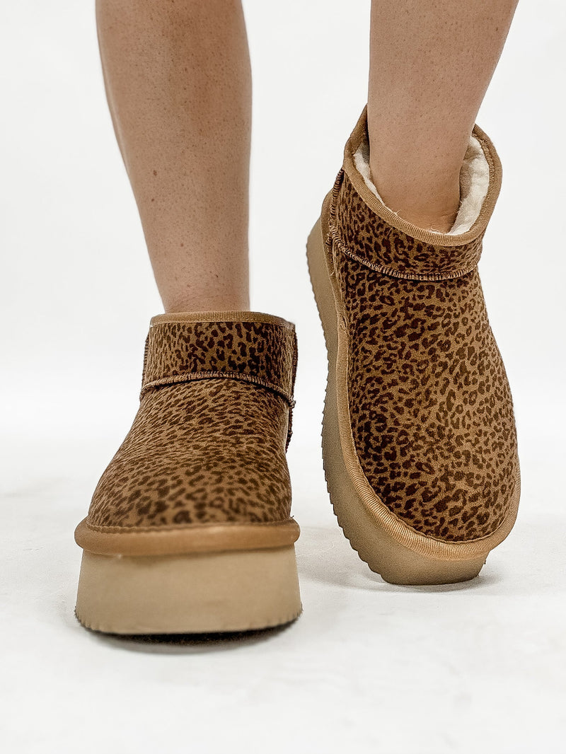 Mini Leopard Room Service Boots