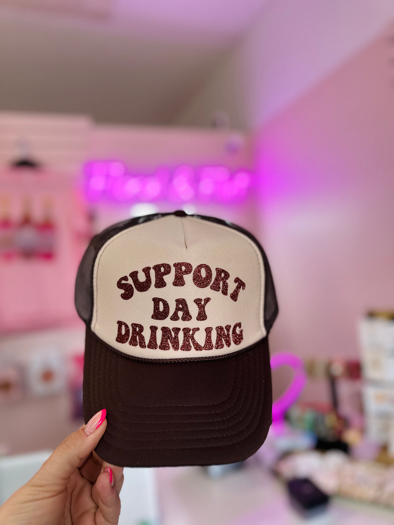 Support Day Drinking Trucker Hat