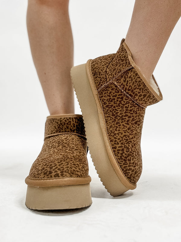 Mini Leopard Room Service Boots