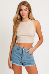 Maribelle High Neck Crop