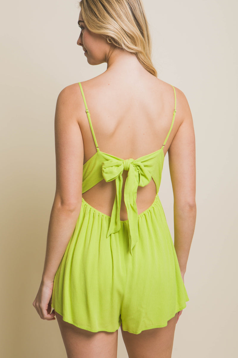 Tie me back Romper