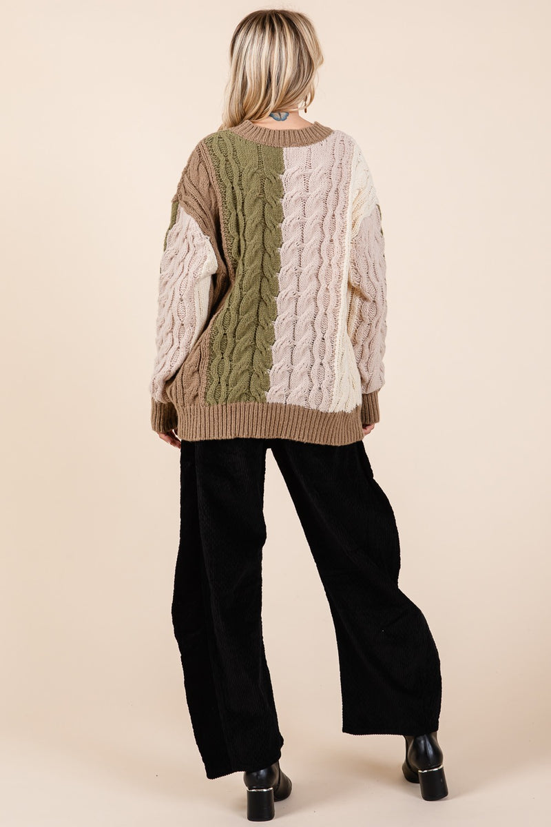 Nature Cable Knit Sweater