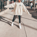 Support your local girl gang pullover