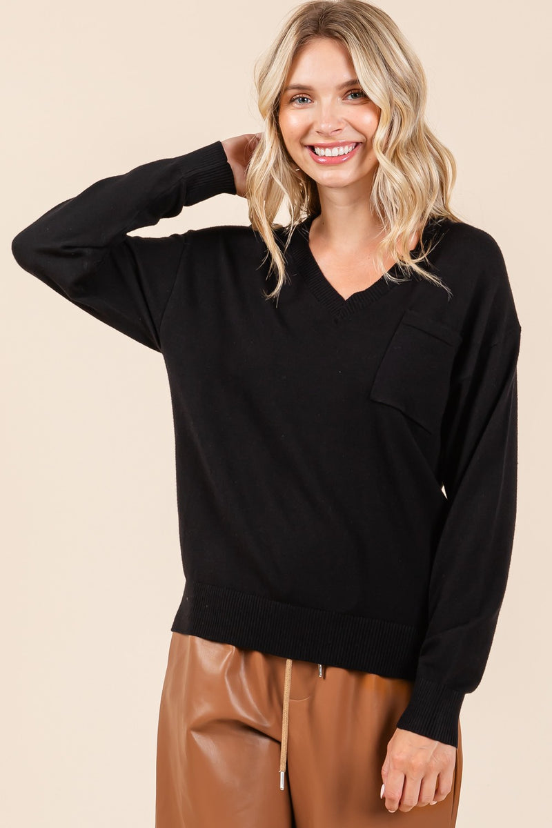 On Edge Light Weight Sweater Top