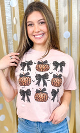 Pumpkins & Bows Graphic Tee