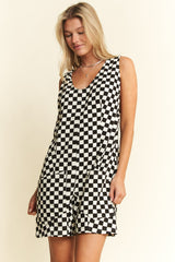 Crisp Cola Checkered Romper