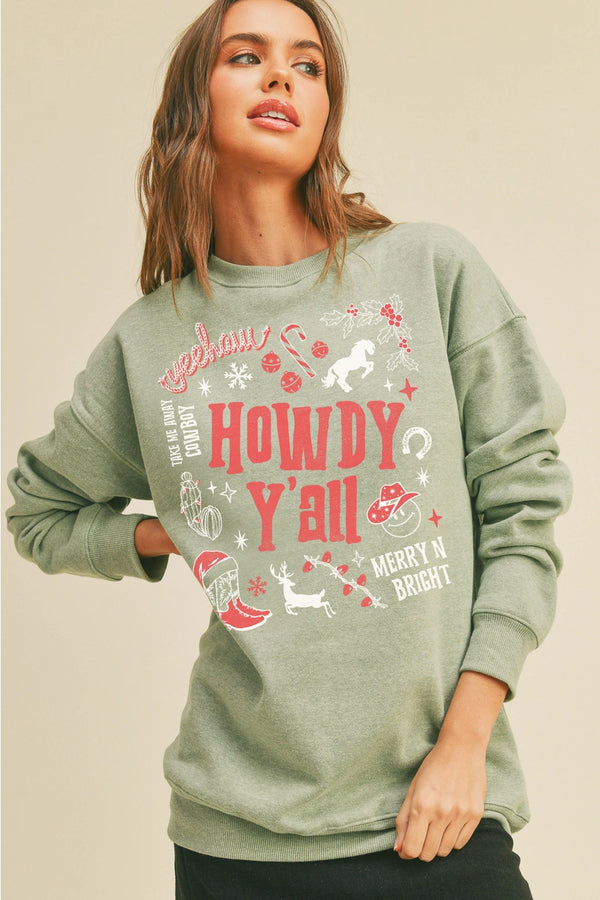 Howdy Christmas Pullover