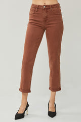 Risen Espresso Boyfriend Jeans