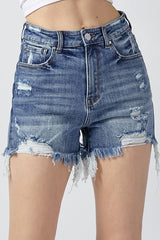 Risen Medium Wash Shorts