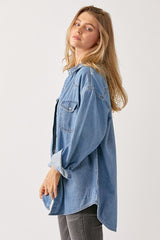 Denim Dilemma Top