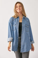 Denim Dilemma Top