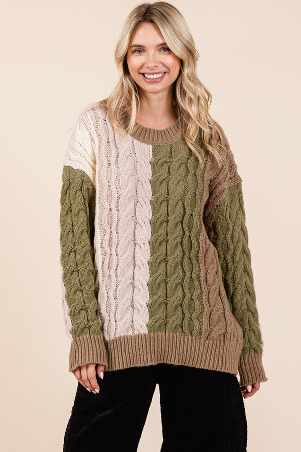 Nature Cable Knit Sweater