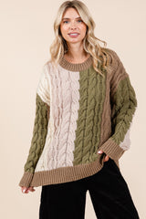 Nature Cable Knit Sweater