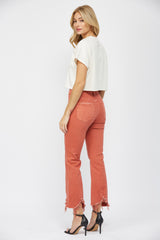 Mica Poppy Crop Flare Jeans