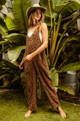 Hot Shot Leopard Jumpsuit