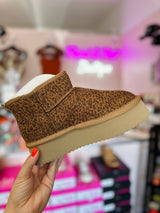 Mini Leopard Room Service Boots