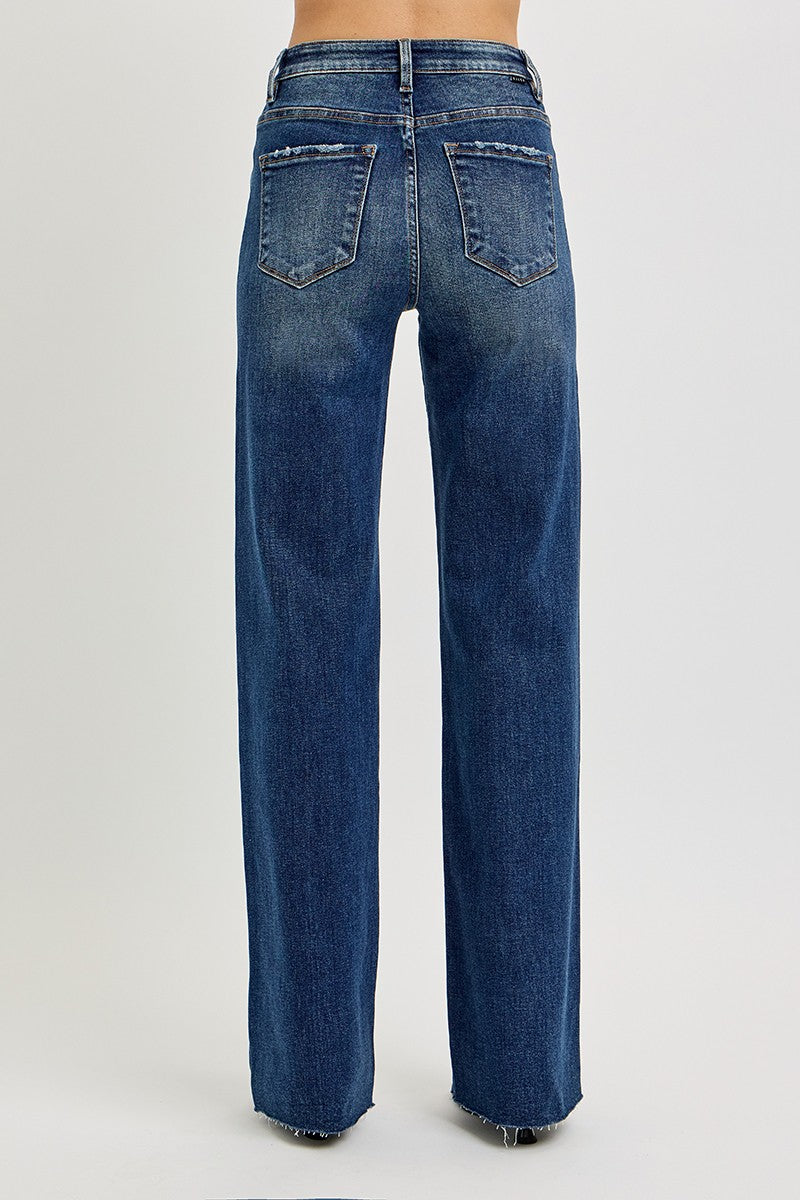 Risen Tummy Control Straight Jeans