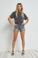 Mica Acid Black Star Shorts