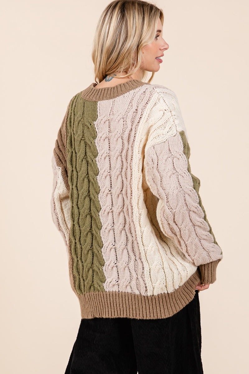 Nature Cable Knit Sweater