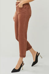 Risen Espresso Boyfriend Jeans