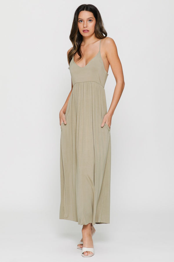 Dusty Sage Maxi Dress